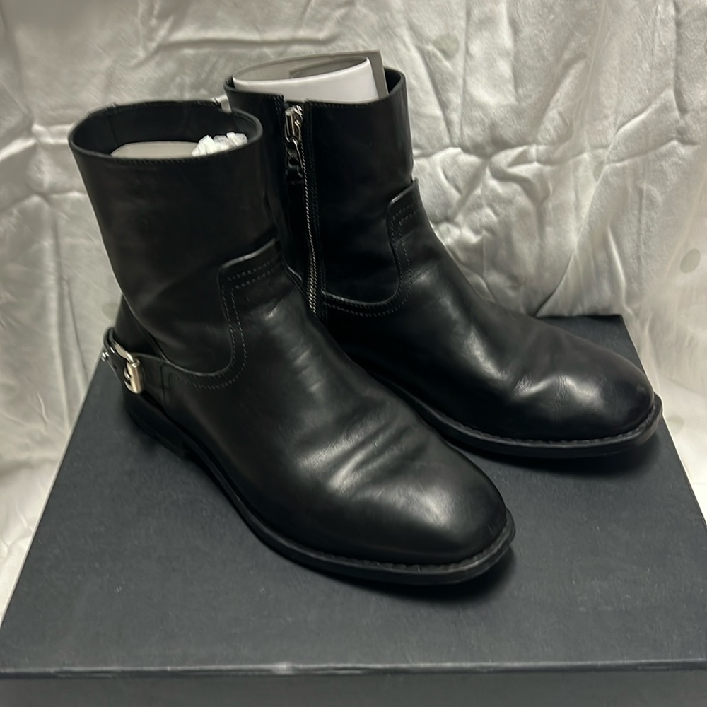 Rag and bone black moto boots